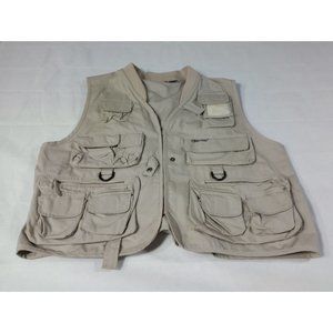 Lodge Outfitters Beige Fishing Vest Men’s L/XL